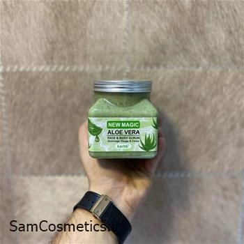 اسکراب لایه بردار صورت و بدن آلوئه ورا کاریت