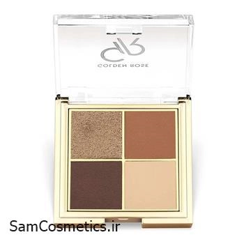 سایه چشم 4 رنگ گلدن رز | golden ross مدل quattro شماره 04