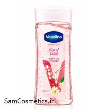 روغن بدن وازلین Kiss Of Petals حاوی ویتامین B3 حجم 200 میل | Vaseline