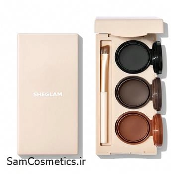 کیت ژل خط چشم و ابرو سه رنگ شیگلم | SHEGLAM Streamline Brow & Eyeliner Gel