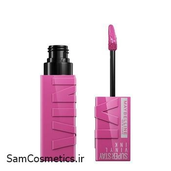 رژ لب مایع میبلین | Maybelline مدل SuperStay Vinyl Ink رنگ 165 EDGY
