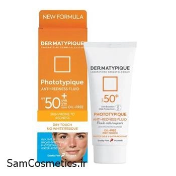 ضد آفتاب فلوئید بی‌رنگ فتوتیپیک درماتیپیک SPF50 مناسب پوست قرمز و حساس 40 میل | DERMATYPIQUE