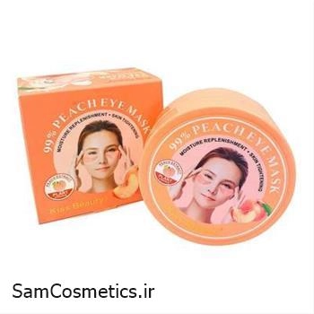 ماسک پچ زیر و روی چشم کیس بیوتی | Kiss Beauty مدل هلو بسته 60 عددی