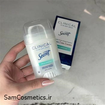 مام ضد تعریق کلینیکال سکرت | Secret Clinical مدل FREE & SENSITIVE حجم 45 گرم