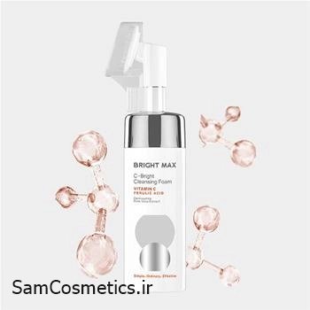 فوم شستشو برایت مکس مدل C برایت 150 میل | BRIGHT MAX Cleansing Foam | مناسب انواع پوست