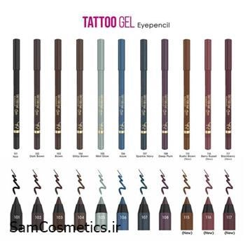 مداد چشم ژله ای گلدن رز | Golden Rose مدل Tattoo Gel شماره 107 (آبی تیره)