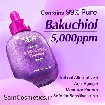 سرم بازسازی‌ کننده و حجم‌ دهنده باکوچیول اکوال بری | EQQUALBERRY حجم 30 میل