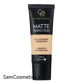 کرم پودر مات گلدن رز | Golden Rose Matte Perfection | کد W1