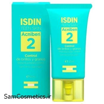 ژل کرم کنترل کننده جوش و براقی پوست ایزدین | ISDIN حجم 40 میل