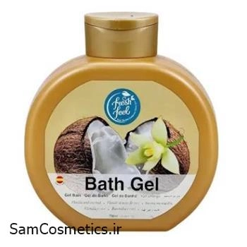 شامپو بدن فرش فیل | Fresh Feel Bath Gel | رایحه نارگیل حجم 750 میل
