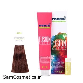 رنگ مو فیوژن کالر مارال 5/895 رنگ کولا شیرین