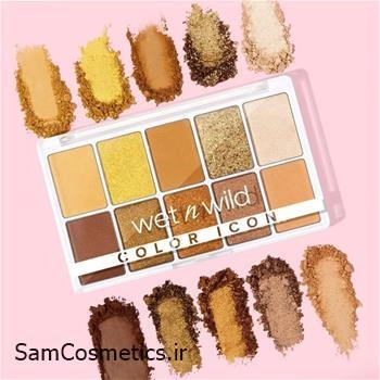 پالت سایه چشم 10 رنگ وت اند وایلد مدل Color Icon رنگ Wet n Wild | Call Me Sunshine
