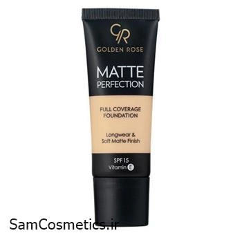 کرم پودر مات گلدن رز | Golden Rose Matte Perfection | کد W5