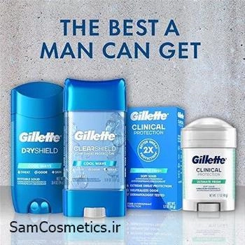 مام زیر بغل ژله ای ژیلت مدل POWER RUSH حجم 70 میل | Gillette Anti-perspirant Deodorant
