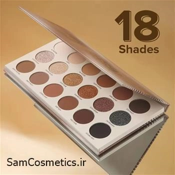 پالت سایه 18 رنگ فیوچر میکاپ مدل FU6001 نود ادیکشن | Future Makeup Nude Addiction Eyeshadow Palette