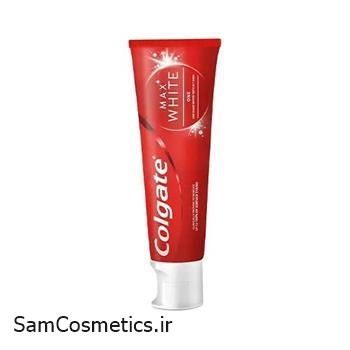 خمیر دندان سفید کننده کلگیت | Colgate مدل Max White حجم 125 میل