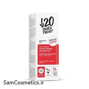 سرم لایه بردار آندر تونتی | Under Twenty مدل AHA+BHA 15% حجم 30 میل