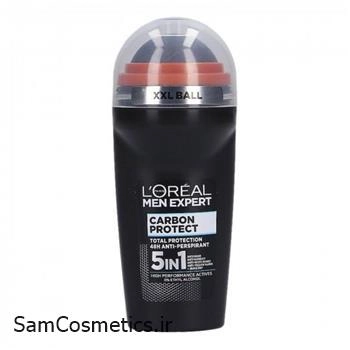 رول ضد تعریق لورال | LOreal مدل Carbon Protect 5IN1 حجم 50 میل