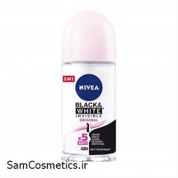 مام رول زیر بغل نیوآ | NIVEA مدل Black & White حجم 50 میل