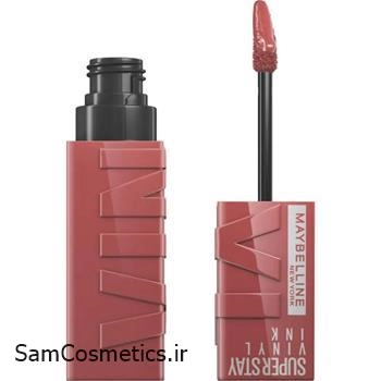 رژ لب مایع میبلین | Maybelline مدل SuperStay Vinyl Ink رنگ 35 Cheeky
