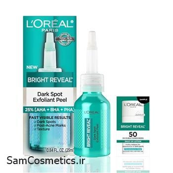 سرم پلینگ لایه بردار و ضد لک 25% لورال | LOreal مدل BRIGHT REVEAL حجم 25 میل