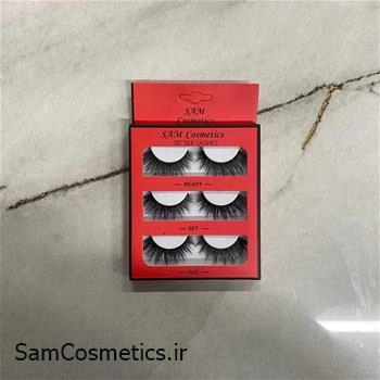 مژه مصنوعی 3 جفتی سام کازمتیکز | Sam Cosmetis کد SD73