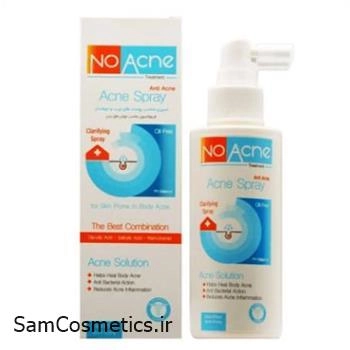 اسپری ضد جوش و التهاب بدن نو آکنه مناسب پوست چرب حجم 150 میل | No Acne Anti Acne Spray