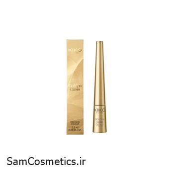 خط چشم کیکو اورجینال | KIKO Milano Golden Oasis Precision Eyeliner | خط چشم کوزه ای نوک نمدی