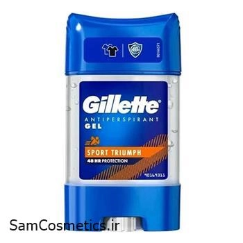مام زیر بغل ژله ای ژیلت مدل Sport Triumph حجم 70 میل | Gillette Anti-perspirant Deodorant