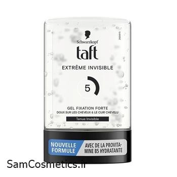 ژل مو تیوپی تافت | taft شماره 5 مدل EXTREME INVISIBLE حجم 300 میل