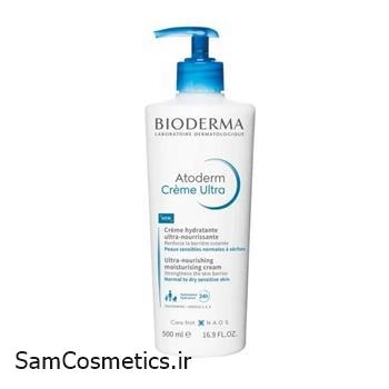 کرم صورت و بدن آتودرم بایودرما | Bioderma مناسب پوست نرمال و حساس حجم 500 میل