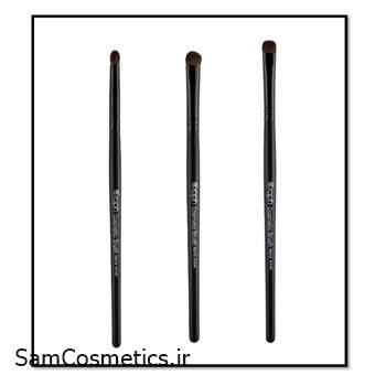 قلم مو make up ست 3 عددی دسته مشکی مو طبیعی گرافNM10