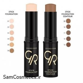کانتور استیکی گلدن رز | GOLDEN ROSE Stick Foundation Contour شماره 13