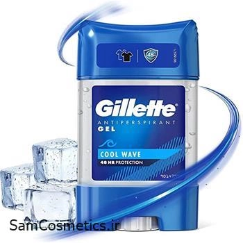 مام زیر بغل ژله ای ژیلت مدل Cool Wave حجم 70 میل | Gillette Anti-perspirant Deodorant
