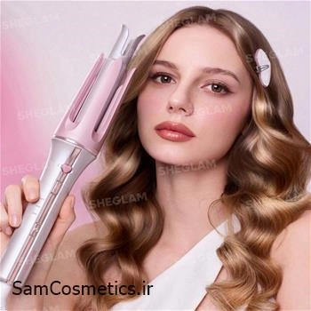 دستگاه فر کننده مو شیگلم | SHEGLAM مدل baby pink سایز 19 میلی متر