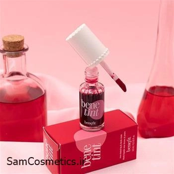 تینت لب و گونه بنفیت رنگ قرمز | benefit Cheek & Lip BENETINT | مدل BENETINT