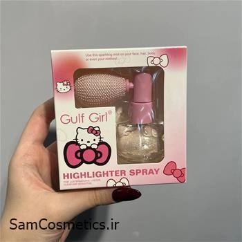 هایلایتر پودری ادکلنی Gulf Girl مدل هلوکیتی کد 02