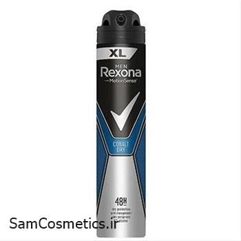 اسپری رکسونا | Rexona مدل Cobalt Dry حجم 150 میل