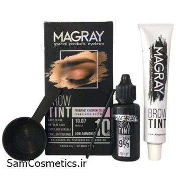 کیت رنگ ابرو ماگرای | Magray شماره 3.0 (قهوه ای تیره) حجم 30 میل