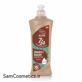کرم مو هوبی HOBBY مدل 7x24 Onarıcı Bakım ترمیم کننده حجم 250 میل