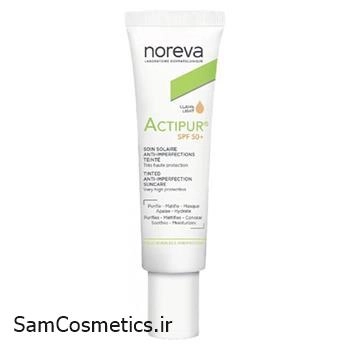 ضد آفتاب رنگی اکتی پور نوروا | Noreva Actipur رنگ light حجم 30 میل