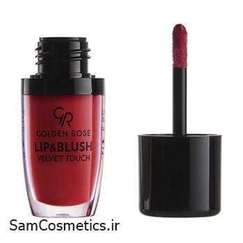 رژگونه و رژ لب مایع گلدن رز | Golden Rose رنگ 06 Real Red