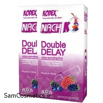 کاندوم تاخیری کدکس مدل double delay بسته 10 عددی