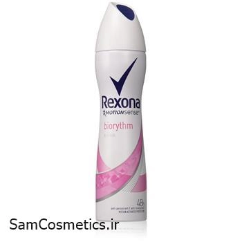 اسپری زنانه رکسونا | Rexona مدل Biorythm حجم 200 میل