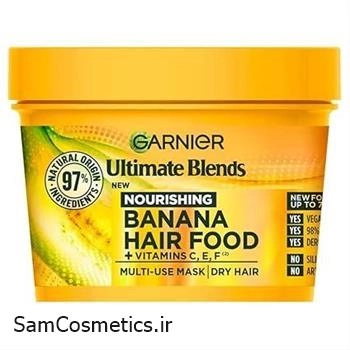 ماسک مو داخل حمام تغذیه کننده گارنیر | Garnier مدل SuperFood موز حجم 390 میل