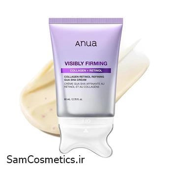 کرم لیفتینگ گواشا آنوا حاوی کلاژن و رتینول حجم 80 میل | Anua Collagen Retinol Refining Gua Sha Cream