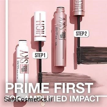 پرایمر مژه حجم دهنده و بلند کننده میبلین | Maybelline مدل Sky High