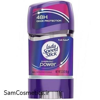 مام ژلی ضدتعریق زنانه لیدی اسپید invisible dry power حجم 65 گرم | Lady Speed Stick