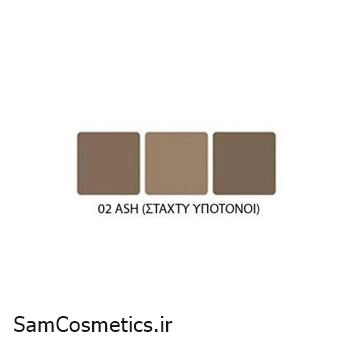 سایه ابرو 3 رنگ گلدن رز شماره 02 ash