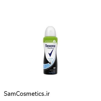 اسپری ضد تعریق رکسونا | Rexona سایز مسافرتی invisible Aqua حجم 100 میل